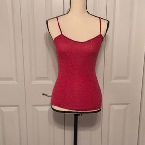 Red bedazzled tank top